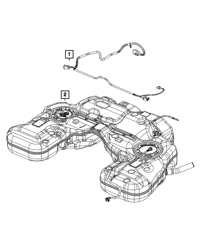 68597202AA - Electrical: Fuel Tank Jumper Wiring for Mopar Image