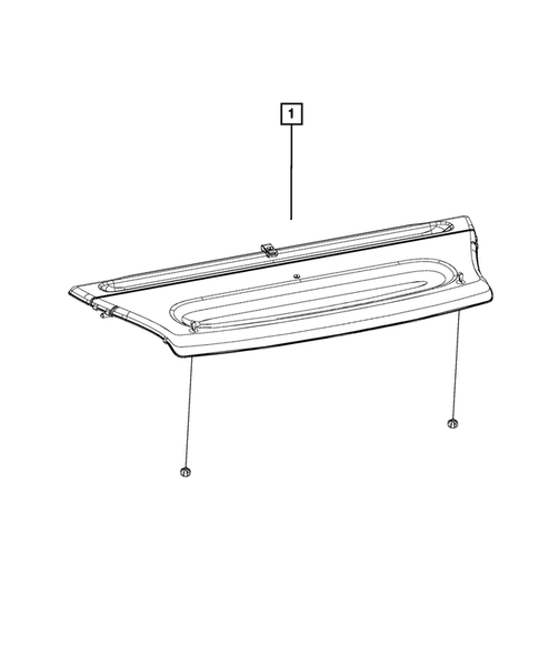 Headliners-Visors-Assist Straps for 2014 Fiat 500L #1