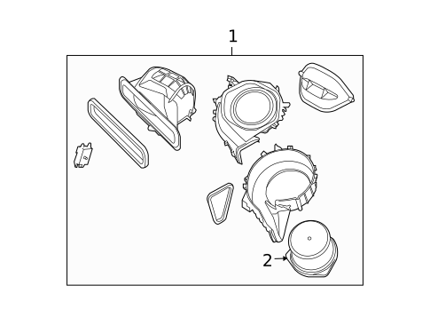Blower Motor & Fan for 2013 Nissan Altima #1
