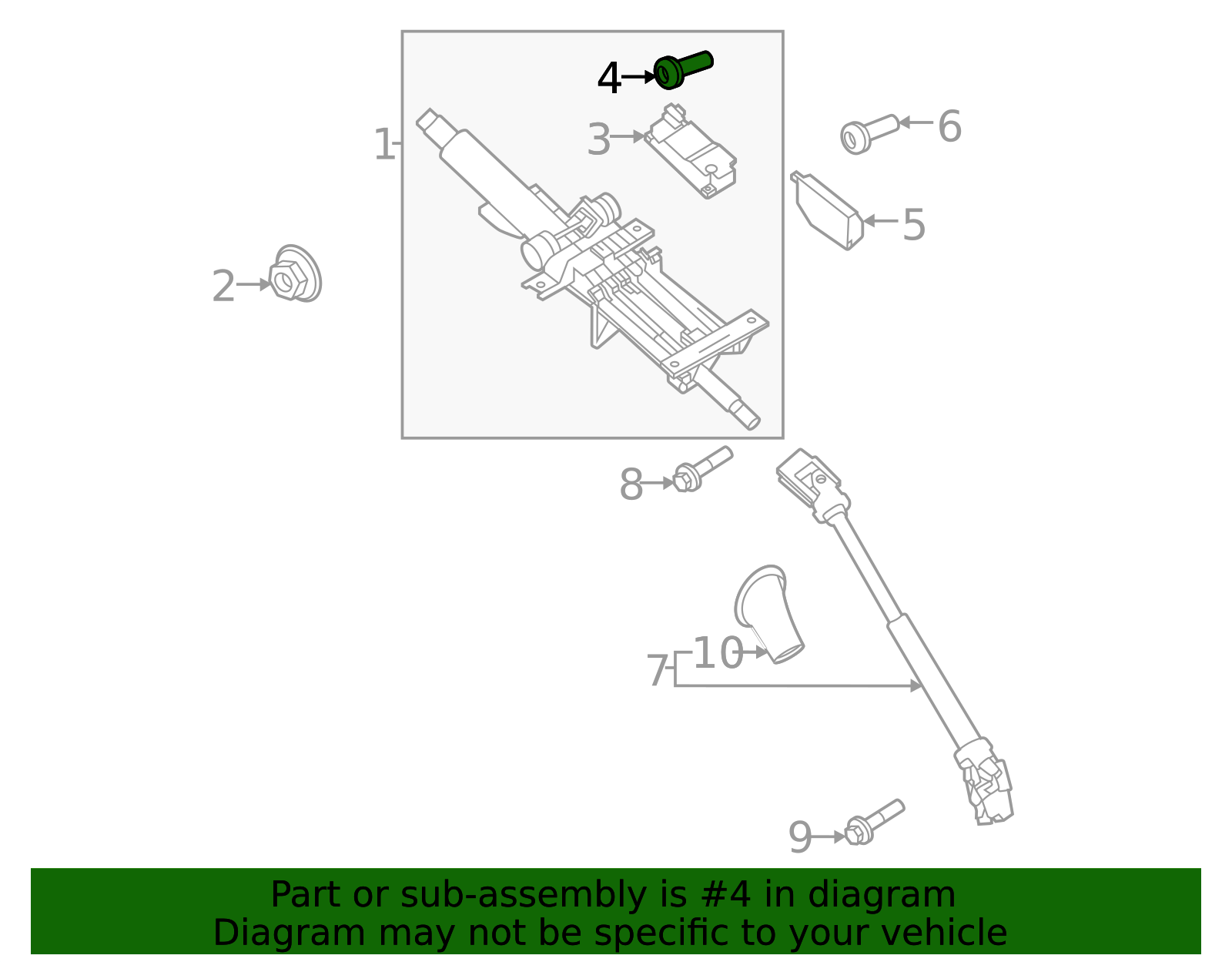 Lock Bolt - Porsche (N-104-301-04)