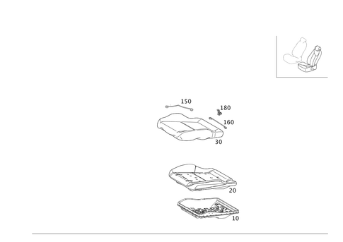 Left Seat for 2012 Mercedes-Benz GLK350 #0