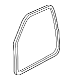 10420327 - Body: Weather-strip On Body for Buick: Century, Regal | Oldsmobile: Intrigue Image