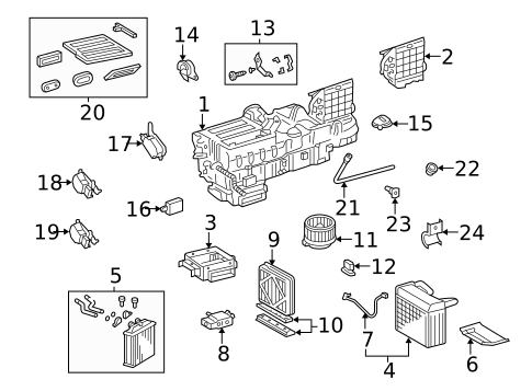 Blower Motor & Fan for 2002 Mercedes-Benz ML500 #0