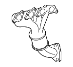 19420196 - : Part# 19420196 Exhaust Manifold with Catalytic Converter for Chevrolet: Colorado | GMC: Canyon Image