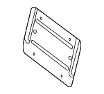 8101711 - Body: License Bracket for Mercedes-Benz Image