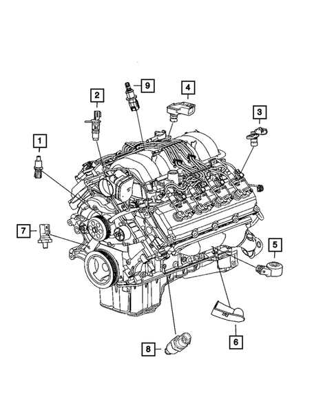 Sensors for 2014 Jeep Grand Cherokee #9