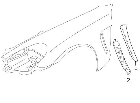 Exterior Trim - Fender for 2015 Porsche Panamera #0