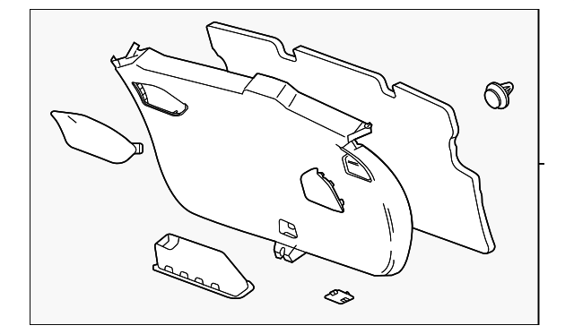 2021-2026 Chevrolet Trailblazer Jet Black Liftgate Lower Trim Finish ...