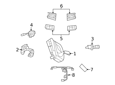 Switches for 2009 Dodge Challenger #1