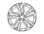 52910F2AA0 - : Wheel, Alloy for Hyundai Image