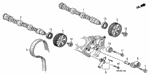14551RCAA01 - Engine: BOLT, TIMING BELT IDLER for Honda Image