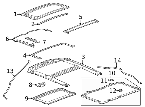 Sunroof for 2014 Chevrolet Cruze #1