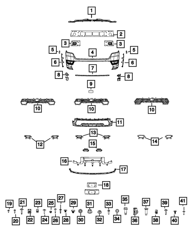 68623453AC - : License Plate Bracket Kit for Mopar Image