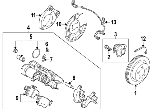 Rear Brakes for 2025 Nissan Kicks #1
