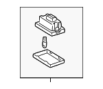 8133040020 - Body: Trunk Lamp Assembly for Lexus: GS300, GS400, GS430 Image