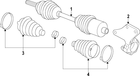 Axle Shafts & Joints for 2014 Nissan Pathfinder #0