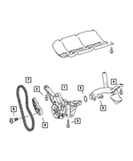 68040893AA - Engine 3.5L Six Cylinder: Engine Oil Pump for Mopar Image