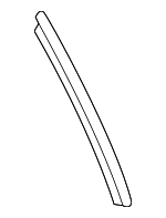 73860T3LA01 - : 2013-2017 Honda Accord - Seal L Front Quarter Glass for Honda: Accord Image