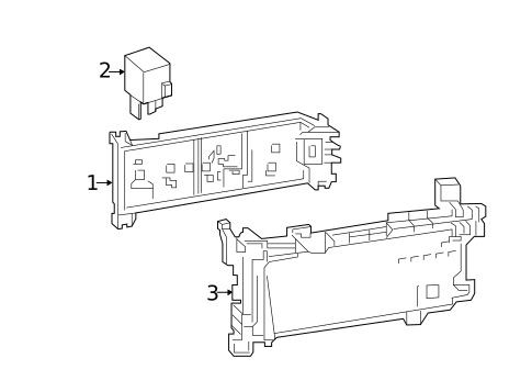 Fuse & Relay for 2020 Mercedes-Benz Sprinter 2500 #3
