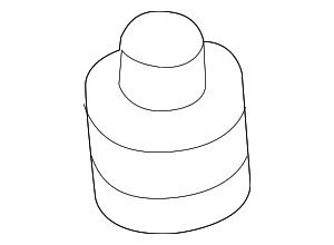 7E0823499A - : Hood Stop Buffer for Volkswagen: Touareg Image