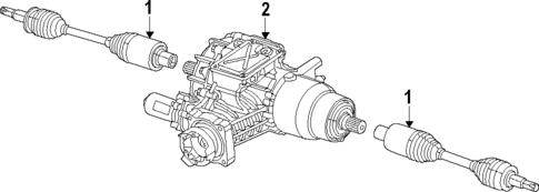 Propeller Shaft for 2016 Chrysler 200 #0