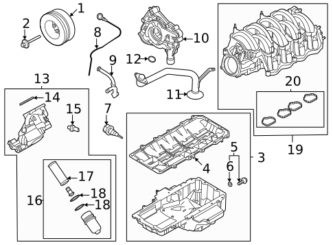 Engine Parts for 2021 Ford Mustang #0