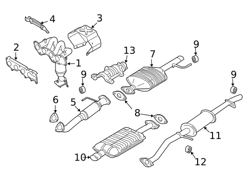 Catalytic Converter for 2008 Mazda Tribute #0