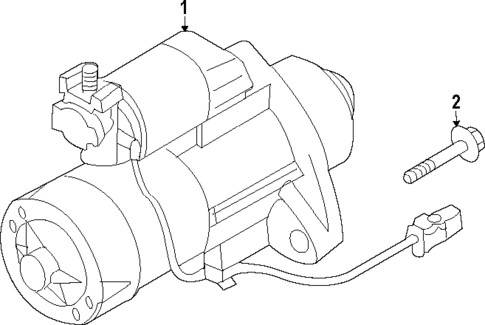 Starter for 2023 Nissan Z #1
