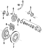 4026034G00 - : Lock Hub Assembly for Nissan: 720, D21, Pathfinder Image
