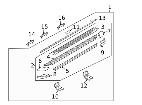 Running Board for 2008 Ford Explorer #0