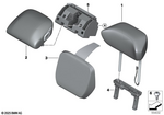 52205A3F2A5 - : Comfort Cushion Head Restraint for BMW Image