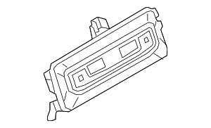 4K0919158EV58 - Body: HVAC Temperature Control Panel for Audi Image