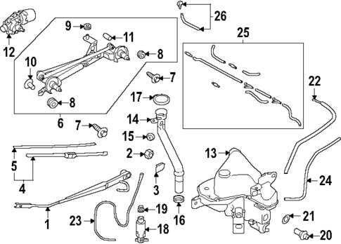 Wipers for 2025 Subaru Forester #0