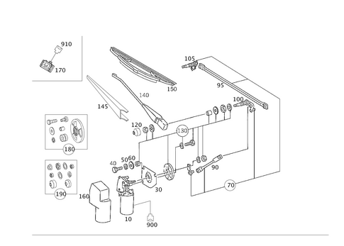 Pane Wiper for 2014 Mercedes-Benz G550 #0