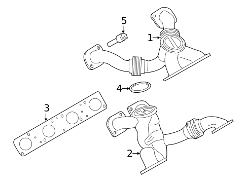 Exhaust Manifold for 2014 BMW M5 #0