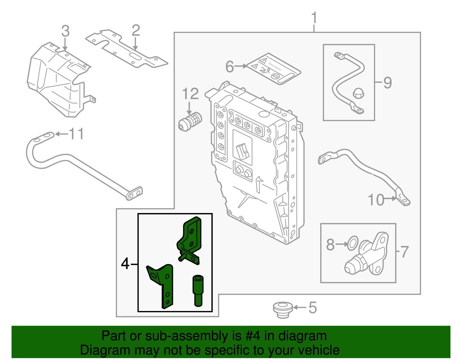 958-618-998-00 - High-Quality Drive Motor Inverter Bracket for 2011 ...
