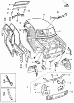 60516568320Z - : Bracket, Rear Battery Stay for Honda Image
