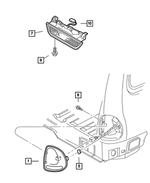 4576244 - Electrical: Tail Stop Turn Lamp, Right for Dodge: Durango Image