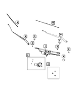 68028559AA - Electrical: Wiper Frame Grommet for Chrysler: Town &amp; Country | Dodge: Grand Caravan | Ram: C/V Image