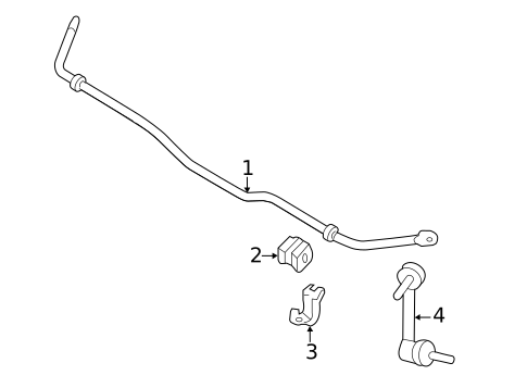 Stabilizer Bar & Components for 2014 Nissan Murano #0