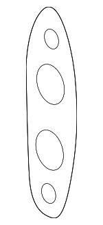 19524RPYG01 - Engine: Water Pipe Gasket for Acura Image