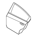 821019DC0A - Body: Door Shell for Nissan: Maxima Image