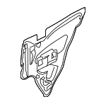 828609N00A - Body: Water Shield for Nissan: Maxima Image