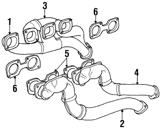 11621436038 - Exhaust: Exhaust Manifold for BMW Image