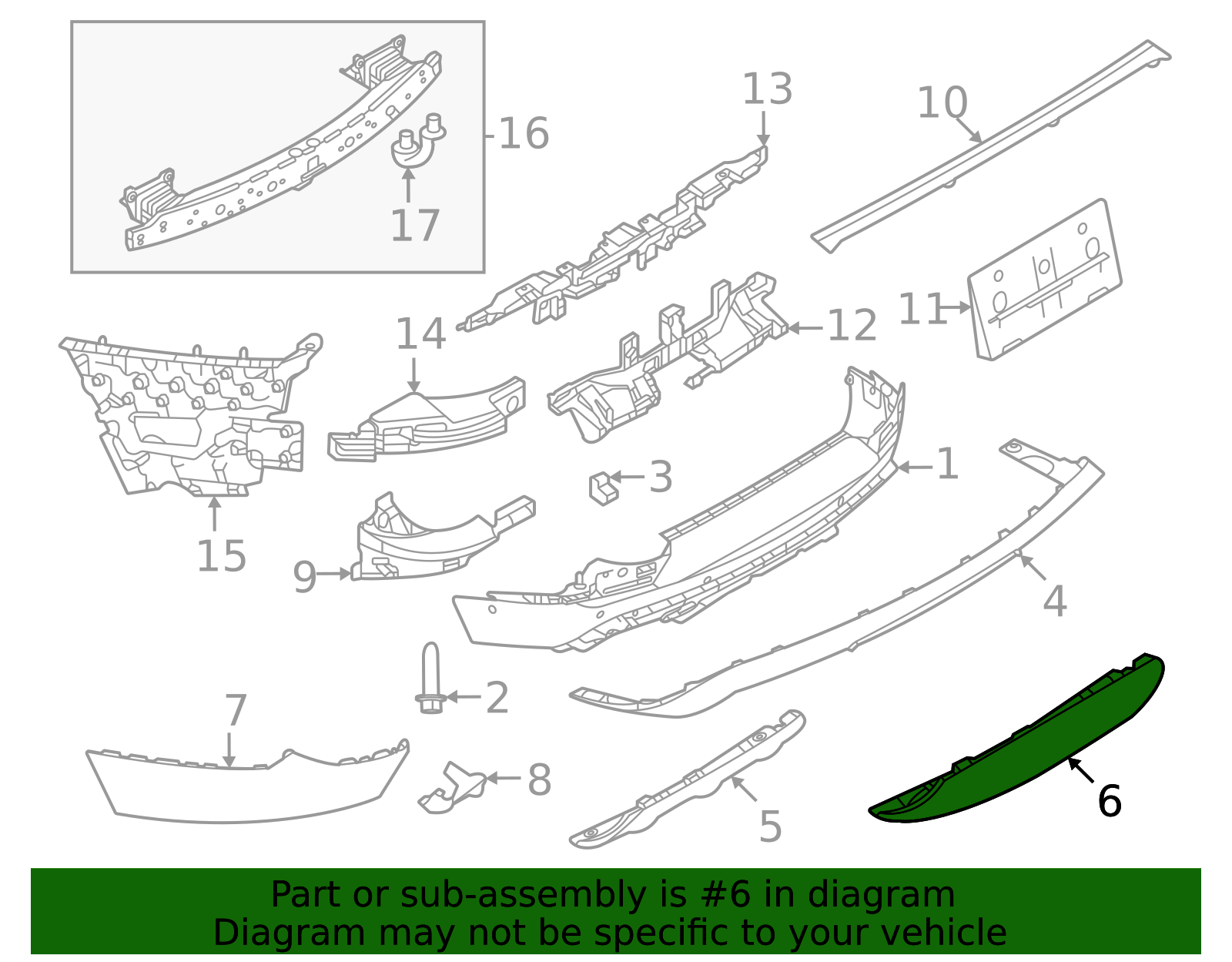 Genuine OEM Center Cover Part# LR167445 Fits 2023 Land Rover Range