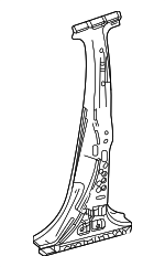 610370E130 - Body: Center Pillar Reinforced for Lexus: TX350, TX500h, TX550h+ Image