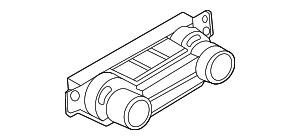 SL3Z18C858AA - Body: Radio Module Interface for Ford Image
