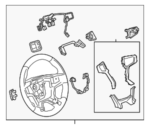 2018-2020 GMC Acadia Steering Wheel 85109697 | Shop Matick Buick GMC