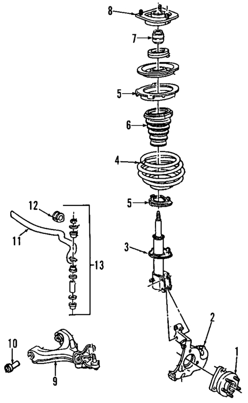 Suspension Components for 2008 Cadillac DTS #0