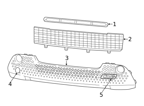 Grille & Components for 2013 Fiat 500 #0